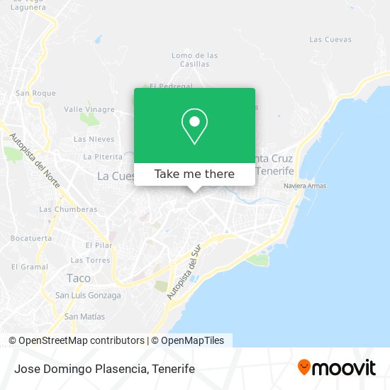 Jose Domingo Plasencia map