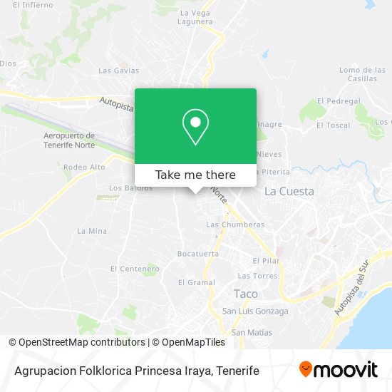 Agrupacion Folklorica Princesa Iraya map