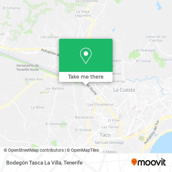Bodegón Tasca La Villa map
