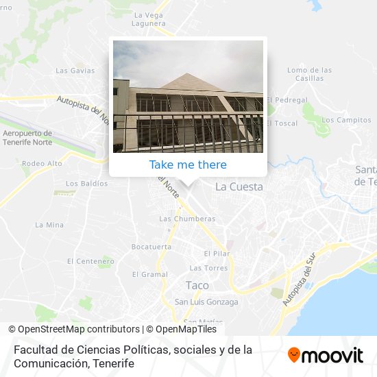 mapa Facultad de Ciencias Políticas, sociales y de la Comunicación