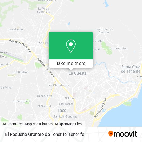 El Pequeño Granero de Tenerife map