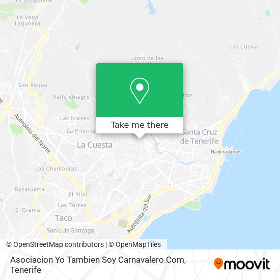 mapa Asociacion Yo Tambien Soy Carnavalero.Com