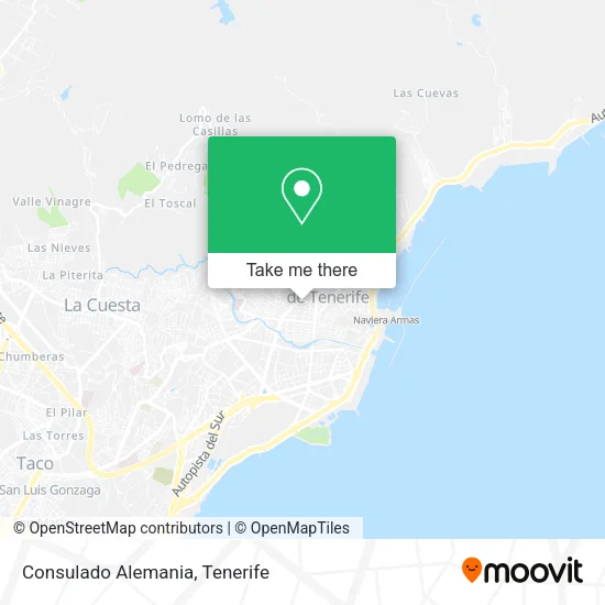 Consulado Alemania map