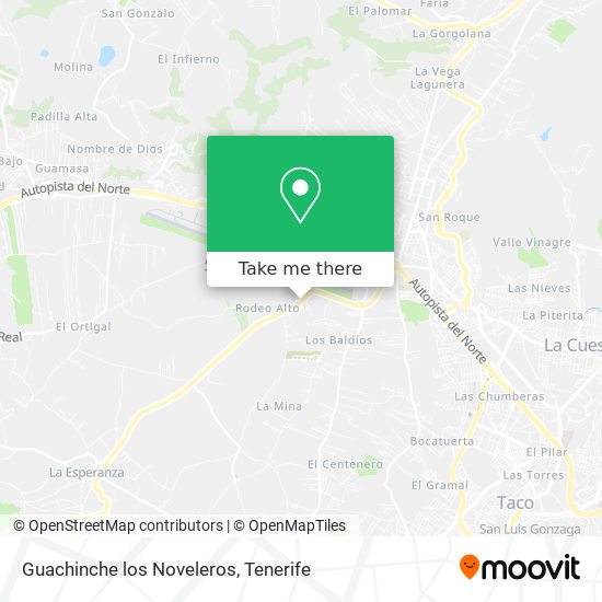 Guachinche los Noveleros map