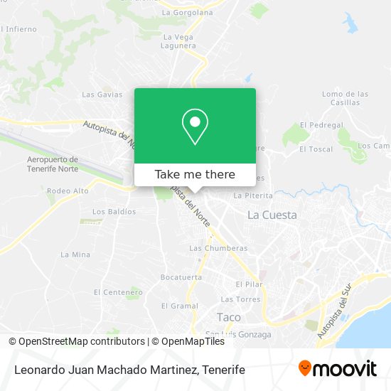 Leonardo Juan Machado Martinez map