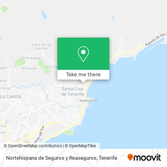 Nortehispana de Seguros y Reaseguros map