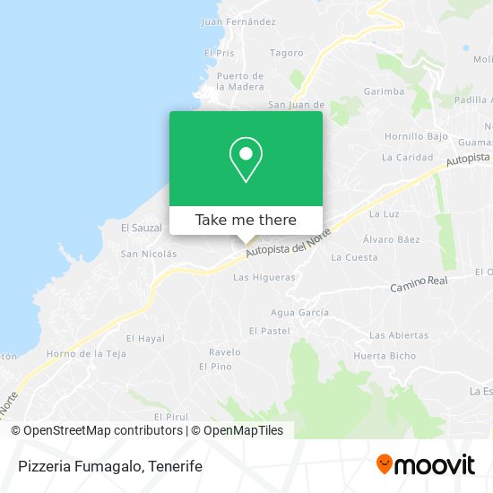 Pizzeria Fumagalo map