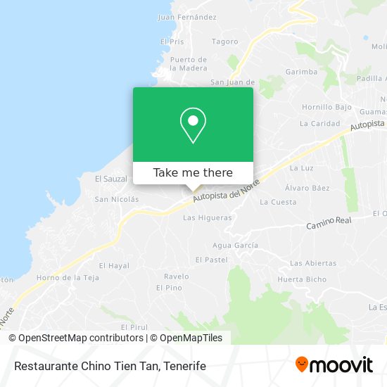 Restaurante Chino Tien Tan map