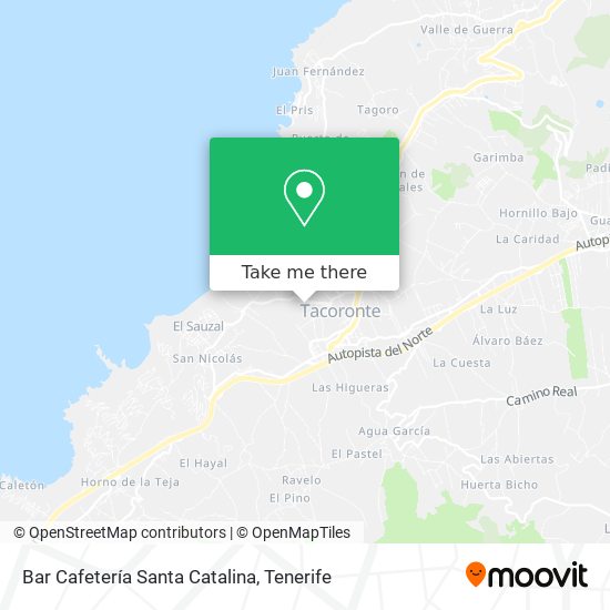 Bar Cafetería Santa Catalina map