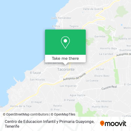 Centro de Educacion Infantil y Primaria Guayonge map