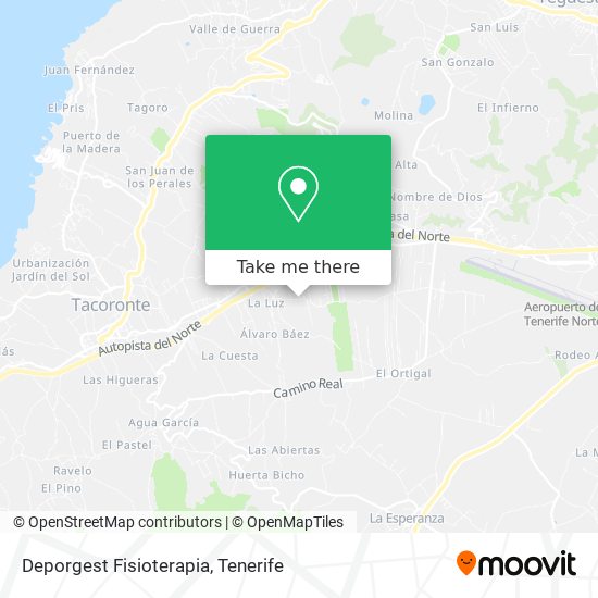 Deporgest Fisioterapia map