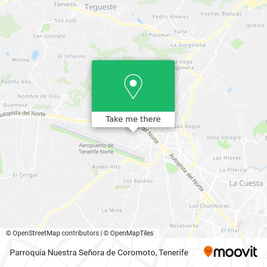Parroquia Nuestra Señora de Coromoto map