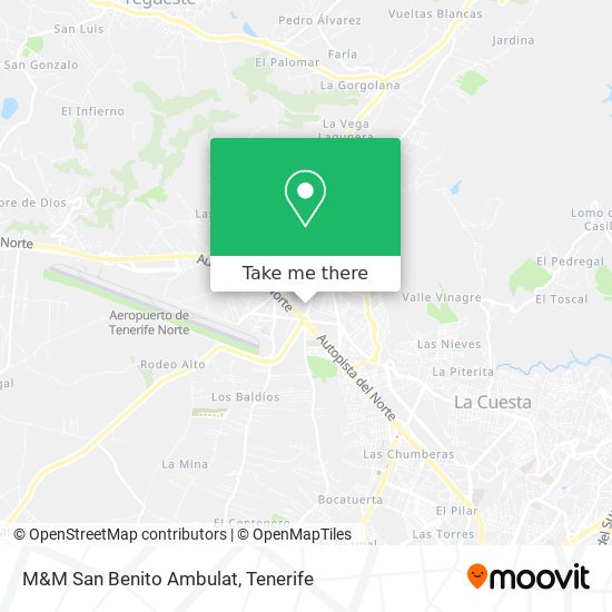 M&M San Benito Ambulat map