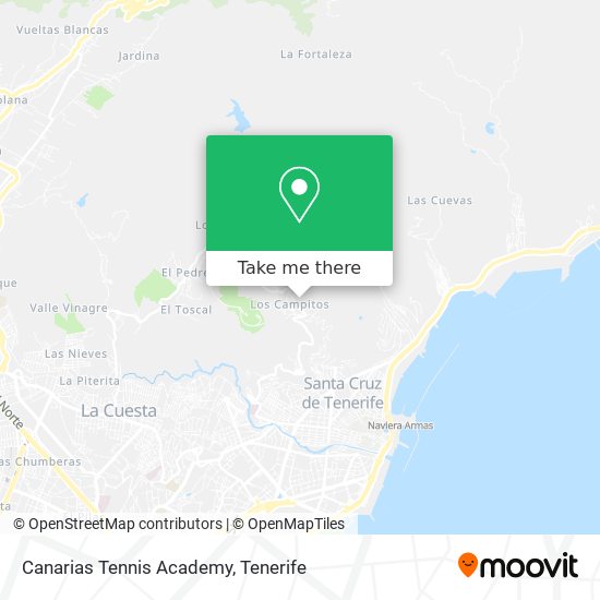 Canarias Tennis Academy map