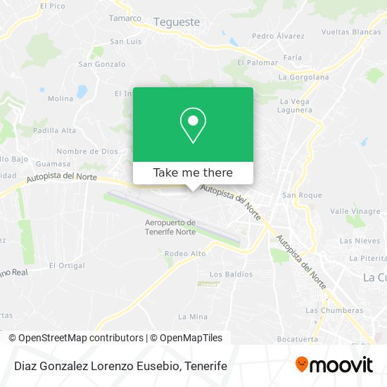 Diaz Gonzalez Lorenzo Eusebio map
