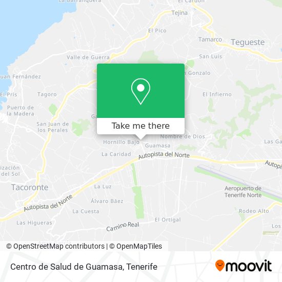 Centro de Salud de Guamasa map