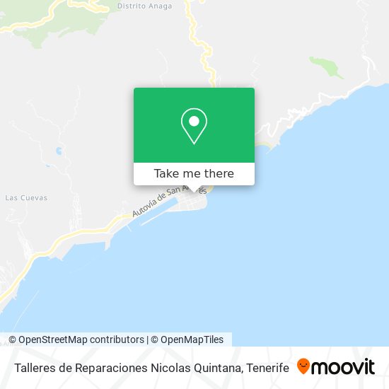 Talleres de Reparaciones Nicolas Quintana map