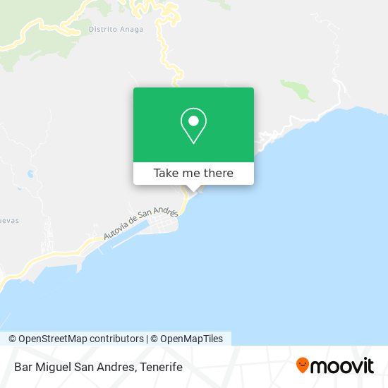 Bar Miguel San Andres map