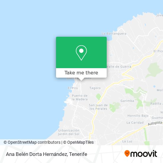 Ana Belén Dorta Hernández map