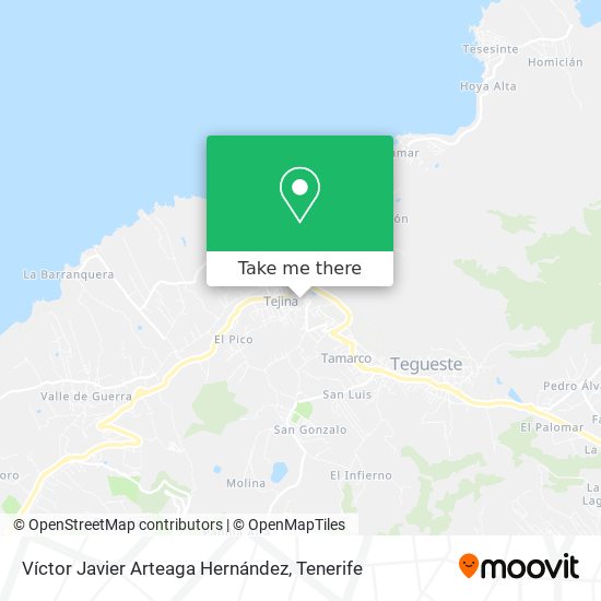 Víctor Javier Arteaga Hernández map