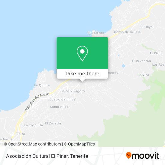 Asociación Cultural El Pinar map