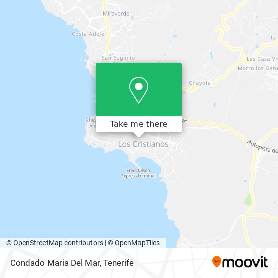 Condado Maria Del Mar map