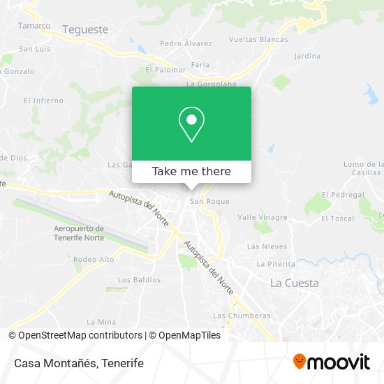 Casa Montañés map