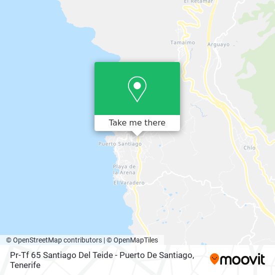 Pr-Tf 65 Santiago Del Teide - Puerto De Santiago map