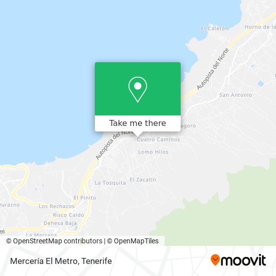 Mercería El Metro map