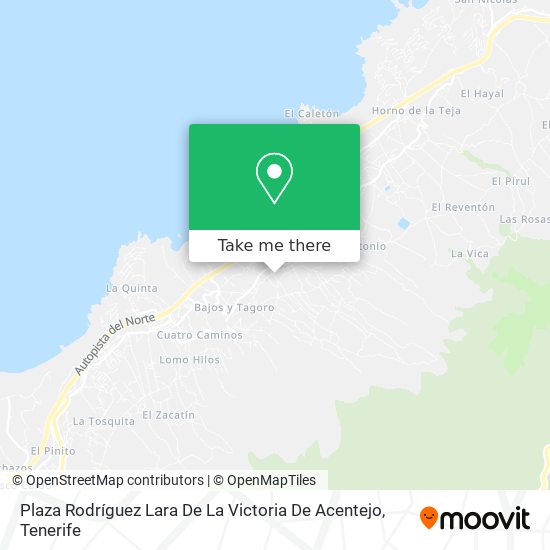 Plaza Rodríguez Lara De La Victoria De Acentejo map