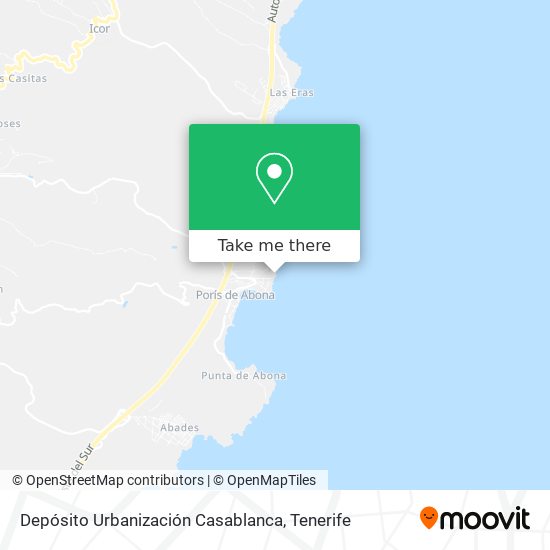 Depósito Urbanización Casablanca map