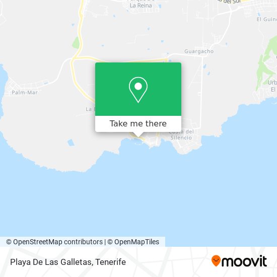 Playa De Las Galletas map