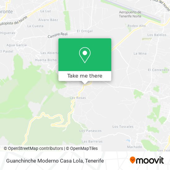 Guanchinche Moderno Casa Lola map