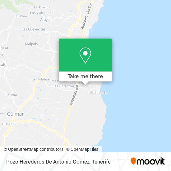 Pozo Herederos De Antonio Gómez map