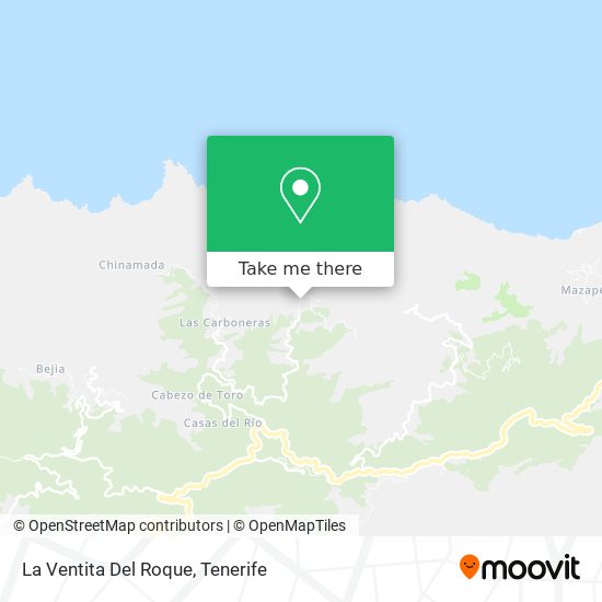 mapa La Ventita Del Roque