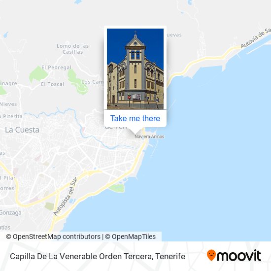 Capilla De La Venerable Orden Tercera map