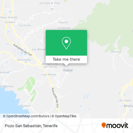 Pozo San Sebastián map