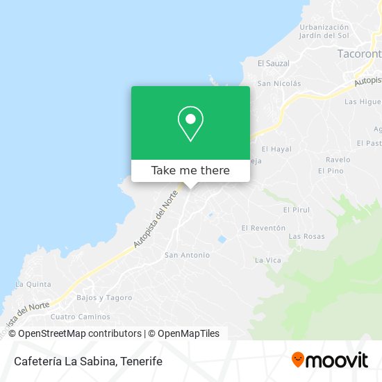 Cafetería La Sabina map