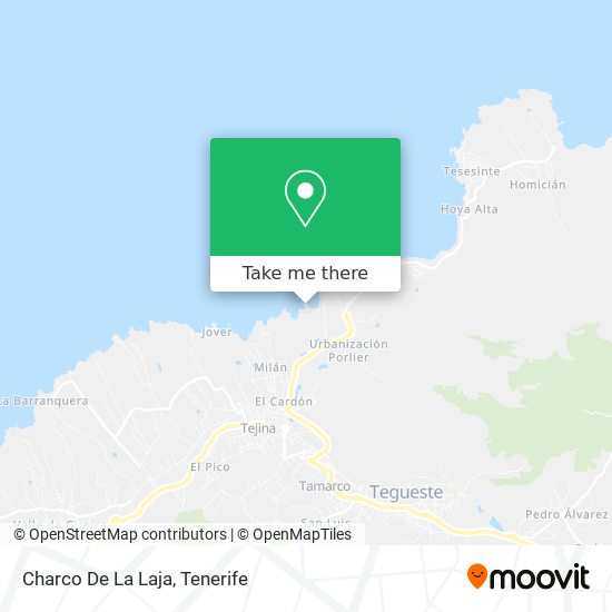 mapa Charco De La Laja