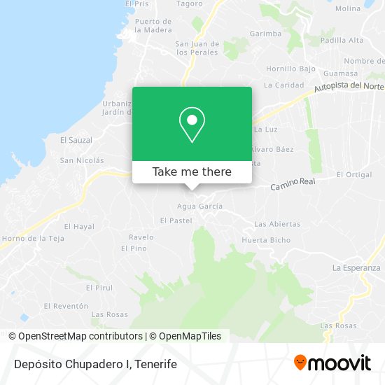 Depósito Chupadero I map