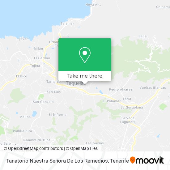 Tanatorio Nuestra Señora De Los Remedios map