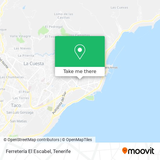 Ferretería El Escabel map