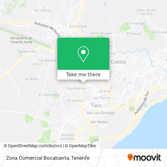 Zona Comercial Bocatuerta map