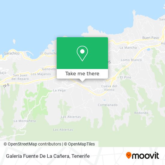 Galería Fuente De La Cañera map