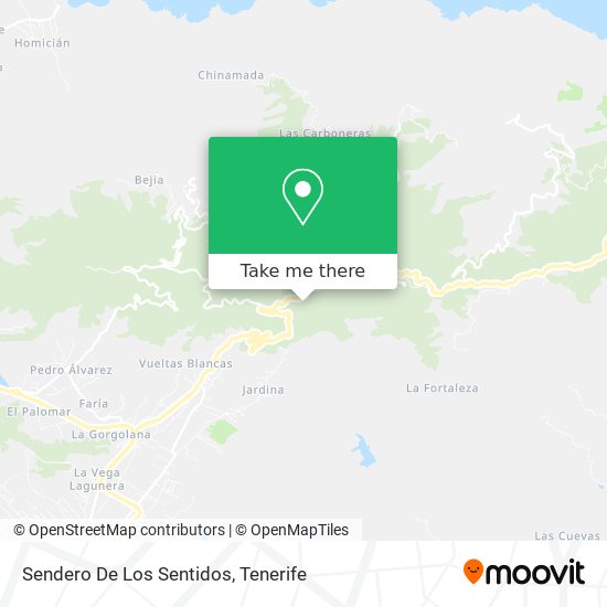 Sendero De Los Sentidos map