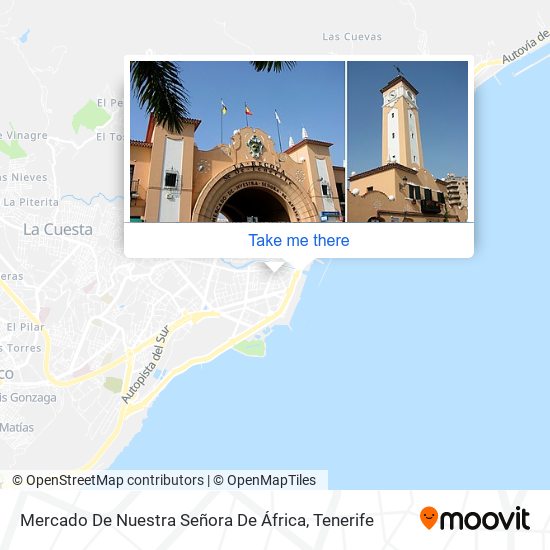 mapa Mercado De Nuestra Señora De África