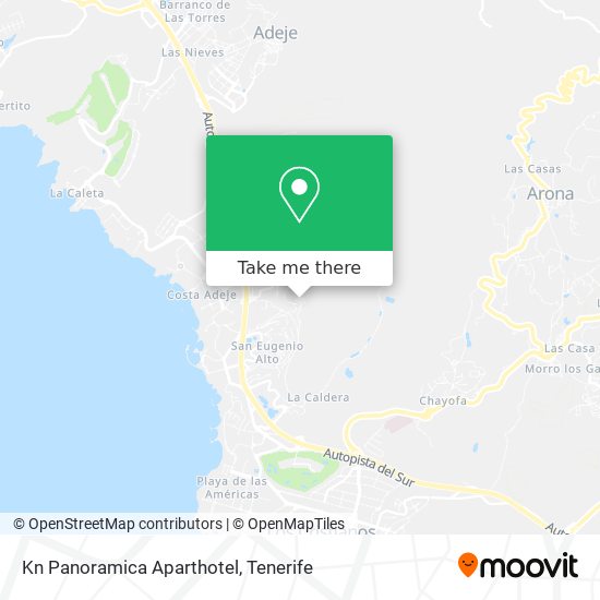 Kn Panoramica Aparthotel map