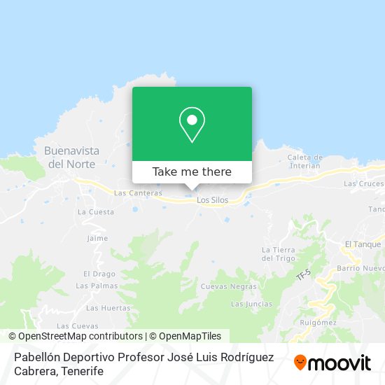 Pabellón Deportivo Profesor José Luis Rodríguez Cabrera map