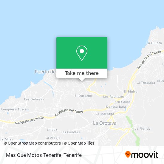 mapa Mas Que Motos Tenerife