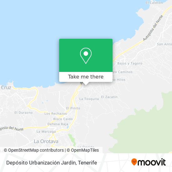 Depósito Urbanización Jardín map